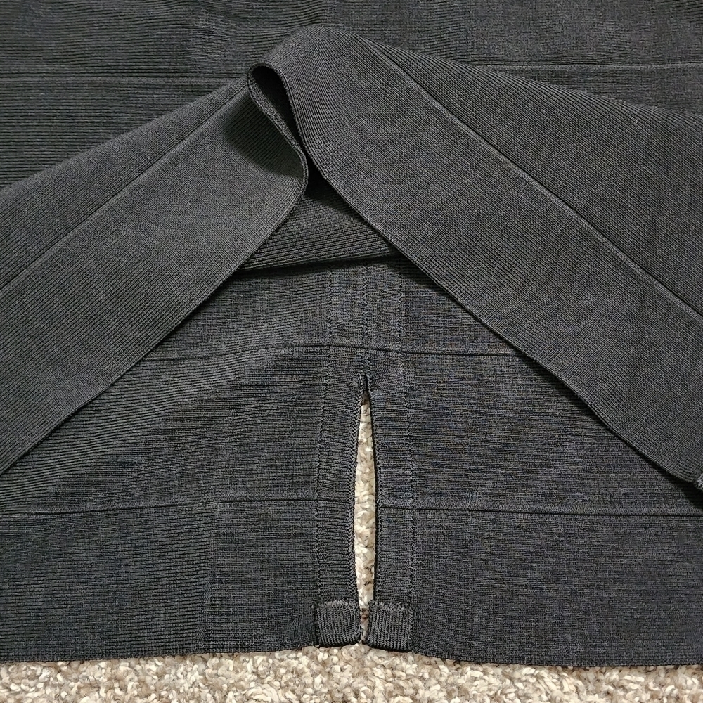 WHBM Black Pencil Skirt Large - Picture 4 of 7